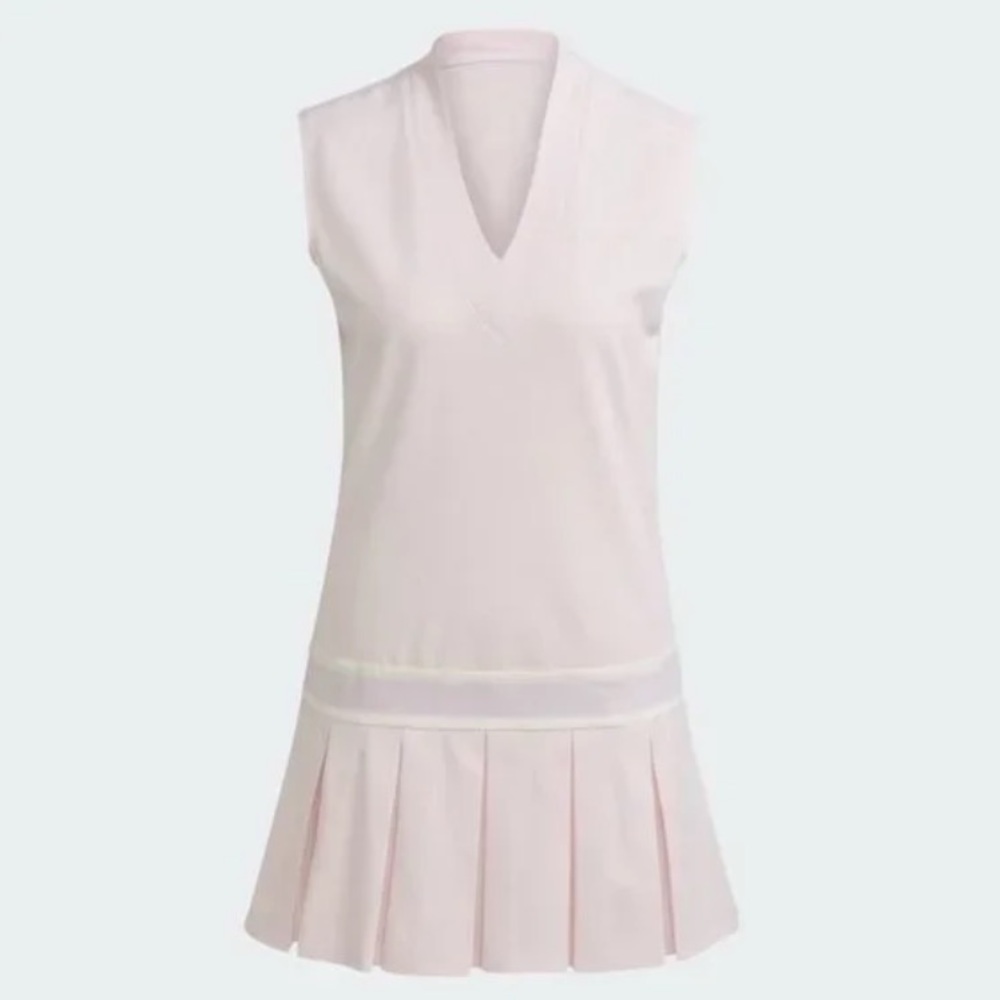 NWT Adidas pink tennis luxe dress golf small